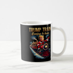 Trump-Zug kommt in die Stadt Weihnachten Weihnacht Kaffeetasse