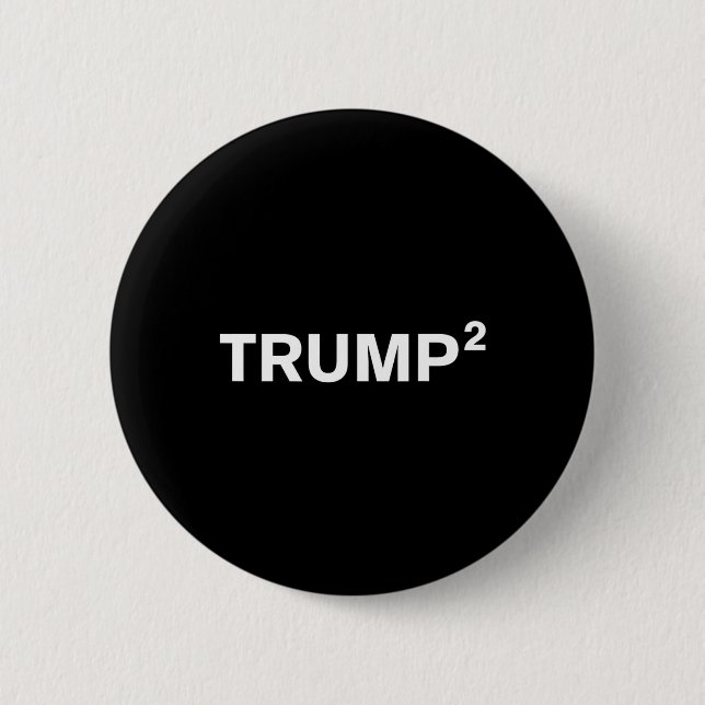 Trump zum Quadrat Trump 2020  Button (Vorderseite)