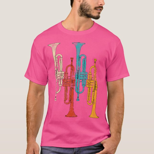 Trumpe Jazz T-Shirt (Vorderseite)