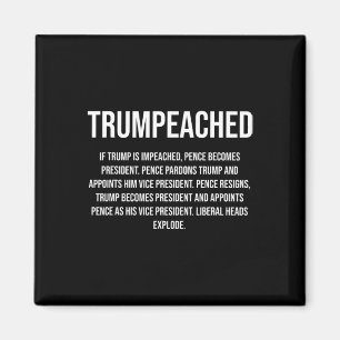 Trumpeached für pro Trump Republikaner und Konserv Magnet