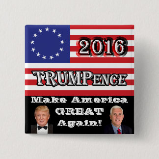 TRUMPence 2016 - Amerika wieder groß machen! Button