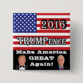 TRUMPence 2016 - Amerika wieder groß machen! Button