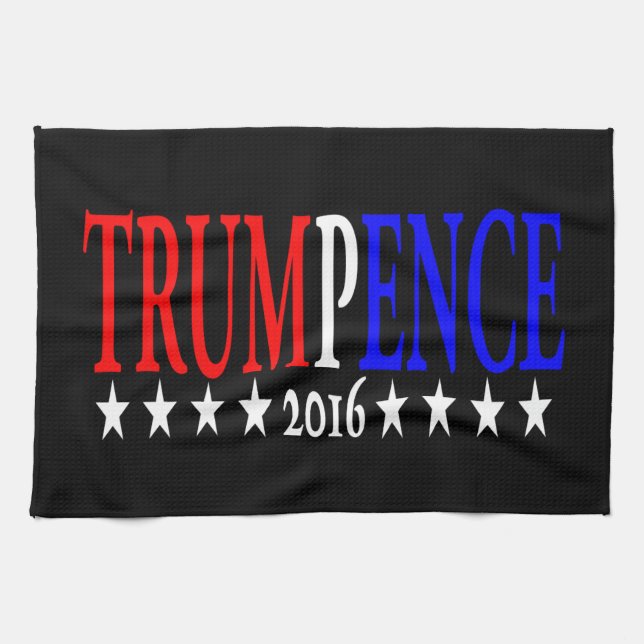 TRUMPENCE 2016 - Trump & Pence Handtuch (Horizontal)