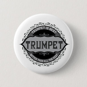 Trumpet Best Musiknote Circle Button