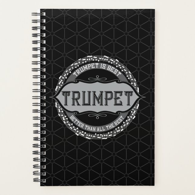 Trumpet Best Musiknote Circle Planer (Vorderseite)