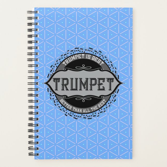 Trumpet Best Musiknote Circle Planer (Vorderseite)