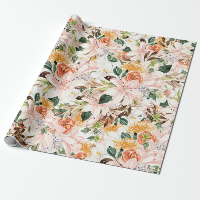 Trumpet-Blume Geschenkpapier (Ungerollt)