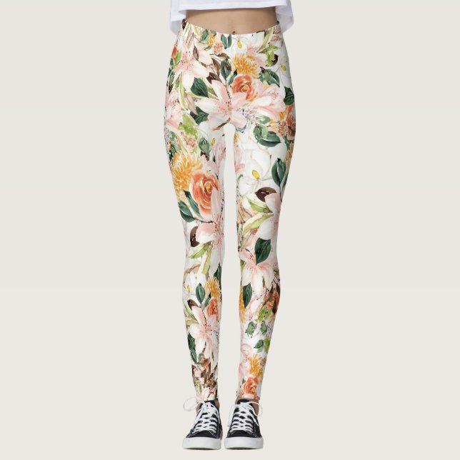 Trumpet-Blume Leggings (Vorderseite)