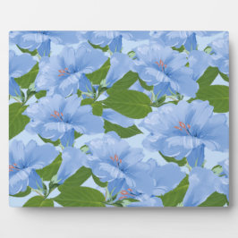 Trumpet Blume Tabletop Plaque mit Easel Fotoplatte