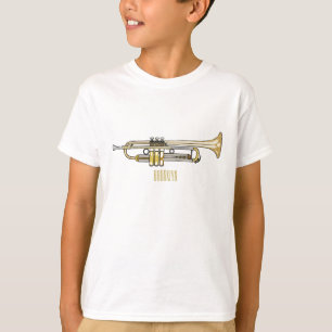 Trumpet-Cartoon-Abbildung T-Shirt