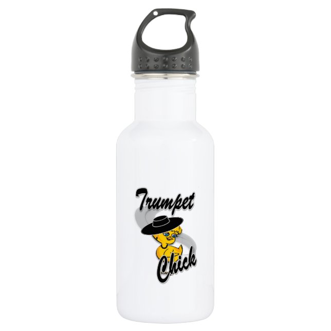 Trumpet Chick #4 Trinkflasche (Vorderseite)