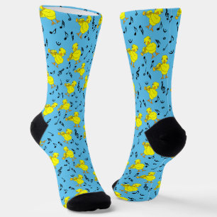 Trumpet Chick Musiknoten Socken