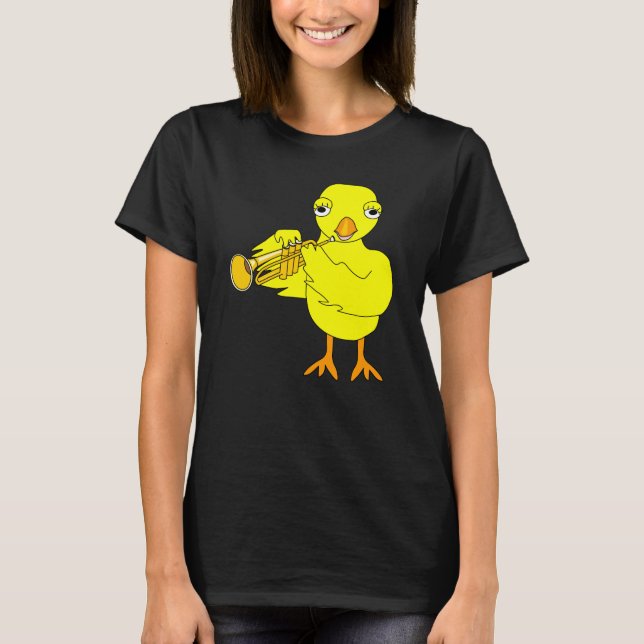 Trumpet Chick T-Shirt (Vorderseite)