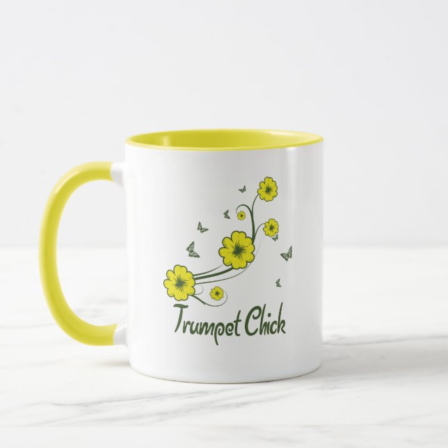 Trumpet Chick Tasse (Links)