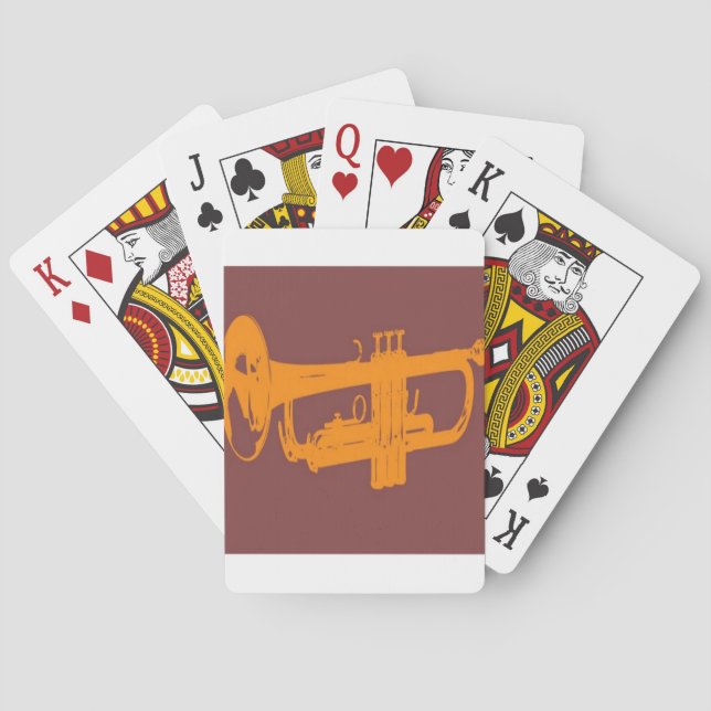 Trumpet-Design Spielkarten (Rückseite)