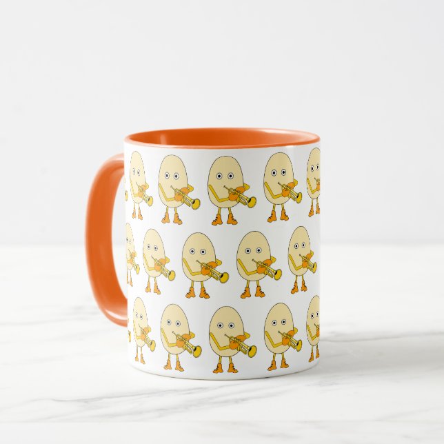 Trumpet Egghead Tasse (Vorderseite Links)