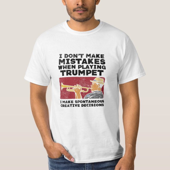 Trumpet - Ein Trumpet spielen T-Shirt (Vorderseite)