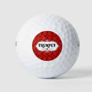 Trumpet-Emblem Golfball