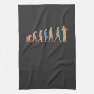 Trumpet-Evolution Geschirrtuch