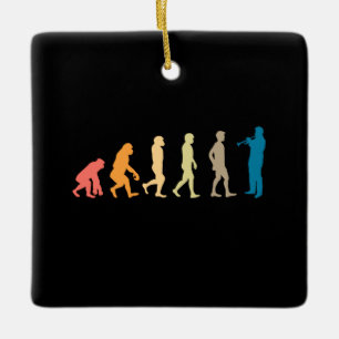 Trumpet-Evolution Keramikornament