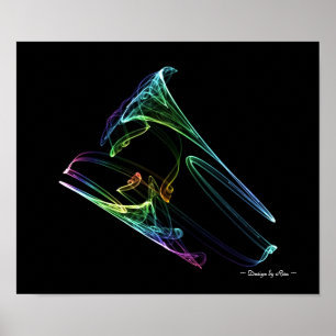 Trumpet-Fraktal Poster