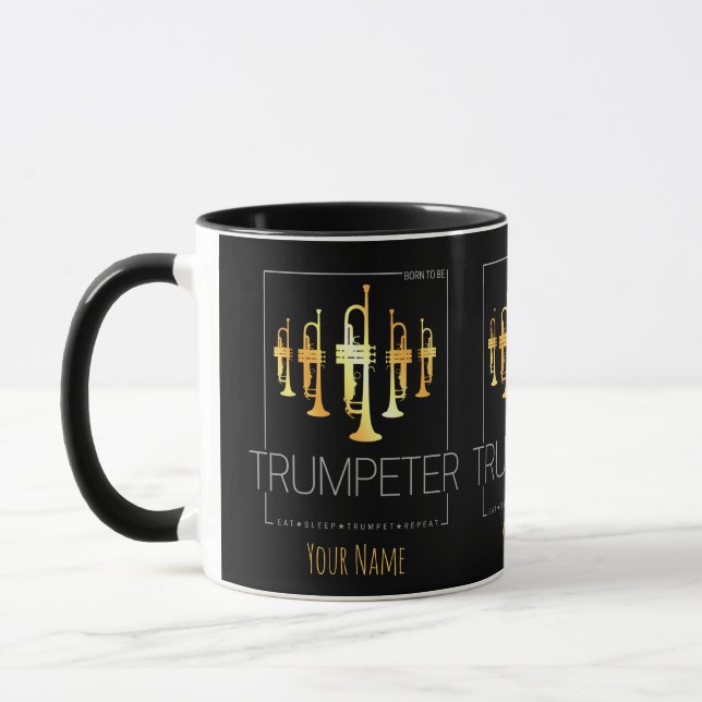 Trumpet Geboren, Trumpeter für Musiker zu sein Tasse (Links)