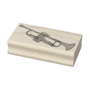 Trumpet Gummistempel