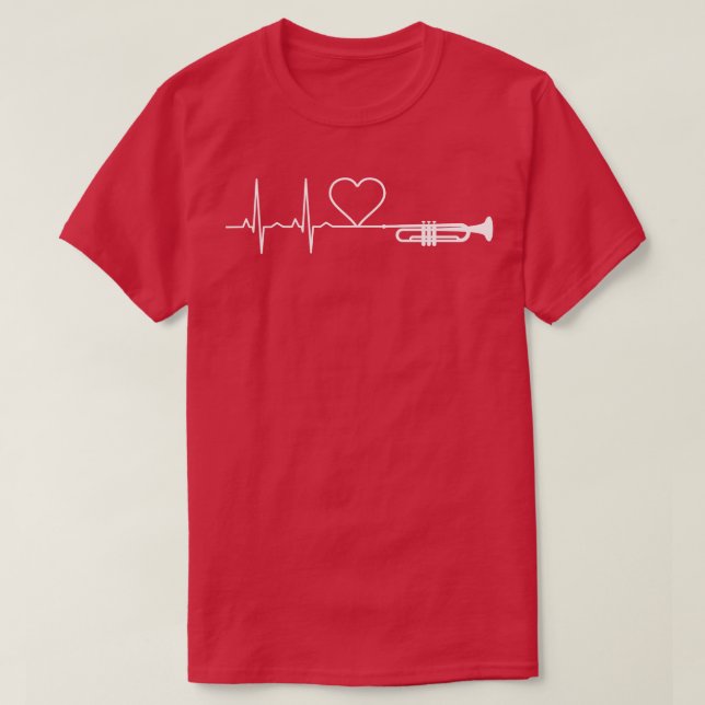 Trumpet Heartbeat 1 T-Shirt (Design vorne)