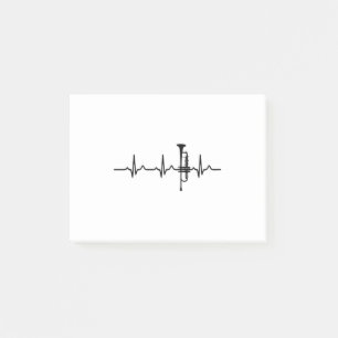 Trumpet Heartbeat - Trumpet-Shirt für Trumpet Play Post-it Klebezettel
