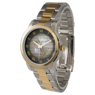 Trumpet ~ Hintergrund "Der Musical Planet" * ~ Armbanduhr