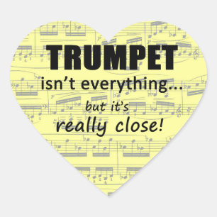 Trumpet ist nicht alles Herz Sticker
