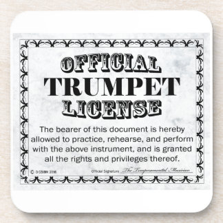 Trumpet-Lizenz Untersetzer