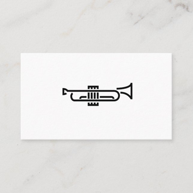 Trumpet-Logo - Visitenkarte (Vorderseite)