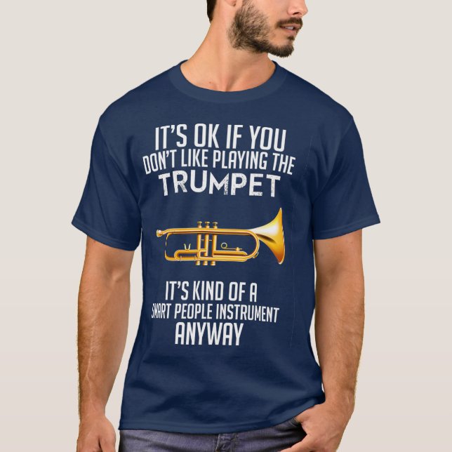 Trumpet Lover Trumpet Musician Jazz Lover Men T-Shirt (Vorderseite)