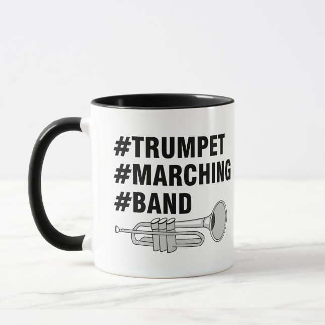 Trumpet Marching Band Tasse (Links)