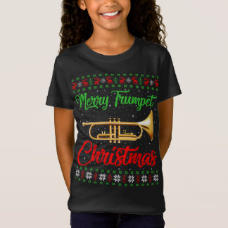 Trumpet Music Lover Xmas Geschenk Ugly Trumpet Chr T-Shirt