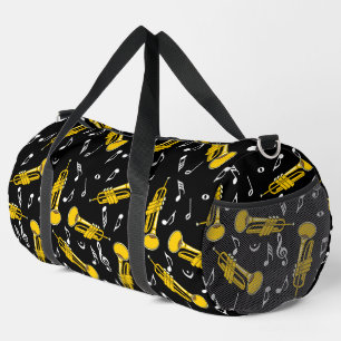 Trumpet Musiknoten Pattern Duffle Bag
