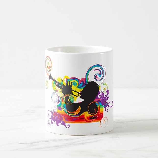 Trumpet Player Art Work Kaffeetasse (Von Creator hochgeladen)