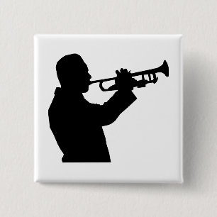 Trumpet Player Button