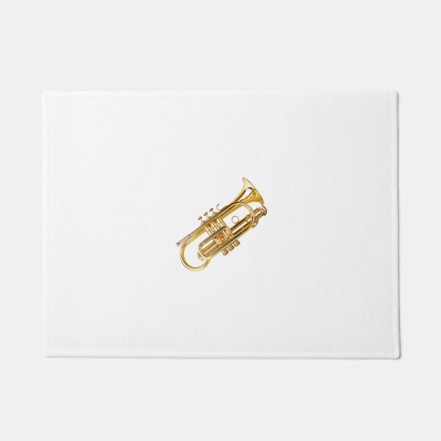 ***TRUMPET PLAYER *** DOORMAT FUßMATTE (Vorderseite)