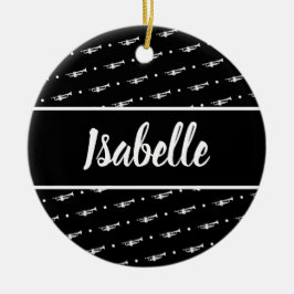 Trumpet Player Geschenk Custom Personalisiert Musi Keramik Ornament