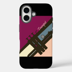 Trumpet Player iPhone Case