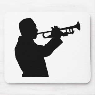 Trumpet Player Mousepad
