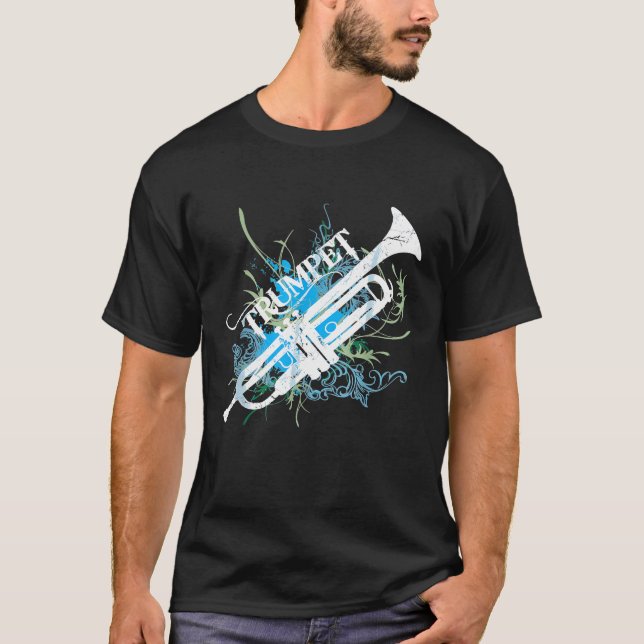 Trumpet Player Music Marching Band T - Shirt (Vorderseite)