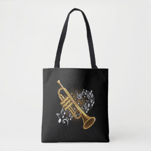 Trumpet Player Musical Notes Jazz Music Art