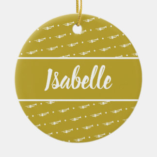 Trumpet Player Musician Geschenk Personalisierte C Keramik Ornament