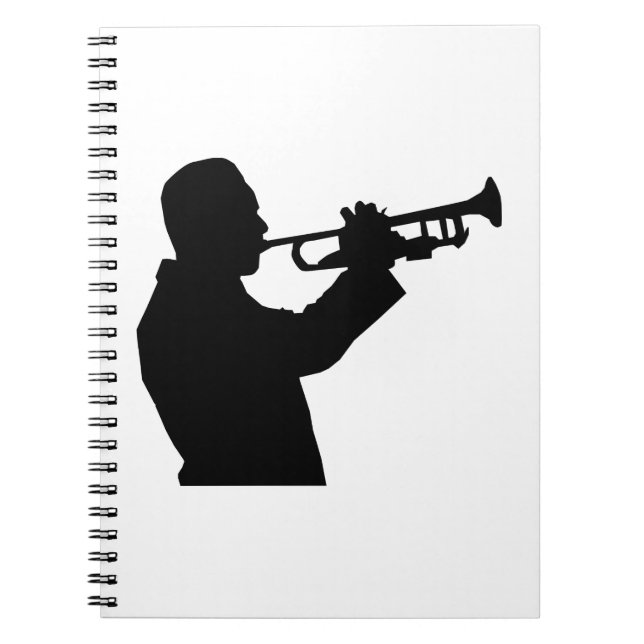 Trumpet Player Notizblock (Vorderseite)