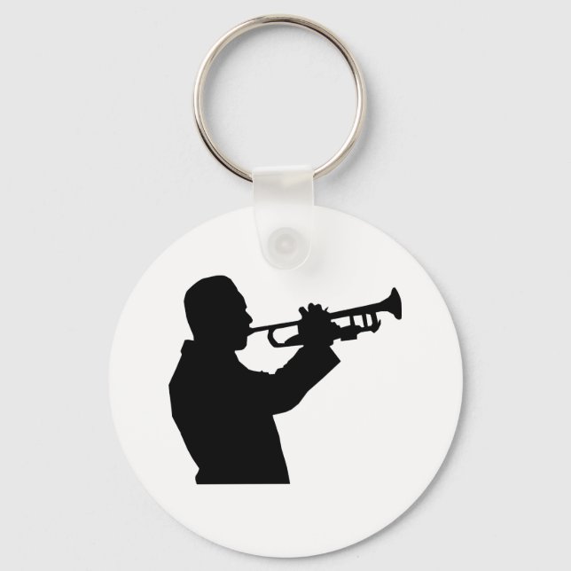 Trumpet Player Schlüsselanhänger (Vorderseite)