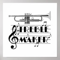 Trumpet Player Treble Maker