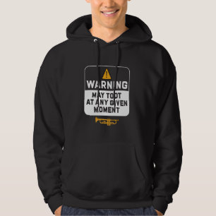 Trumpet Player Trumpeter Musikinstrument Warnin Hoodie